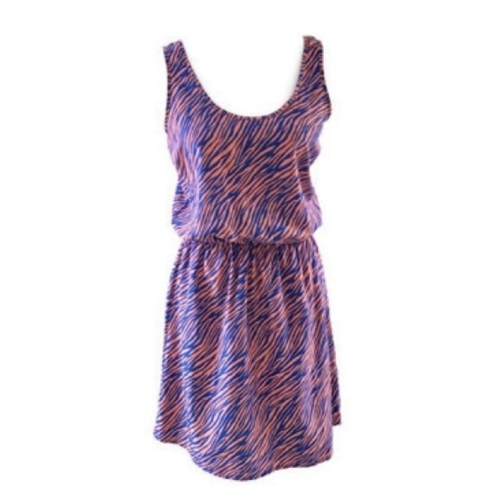 Anthropologie Sunday in Brooklyn Zebra Print Tank Mini Dress